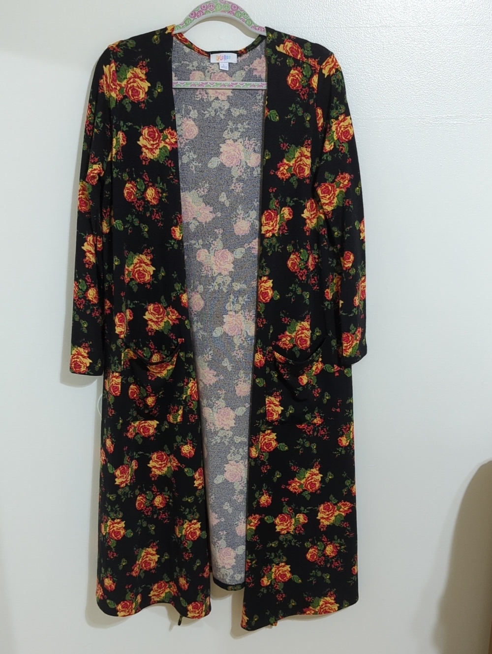 Lularoe Sarah rose duster cardigan